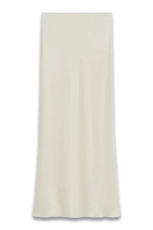 Extra Long Satin Skirt