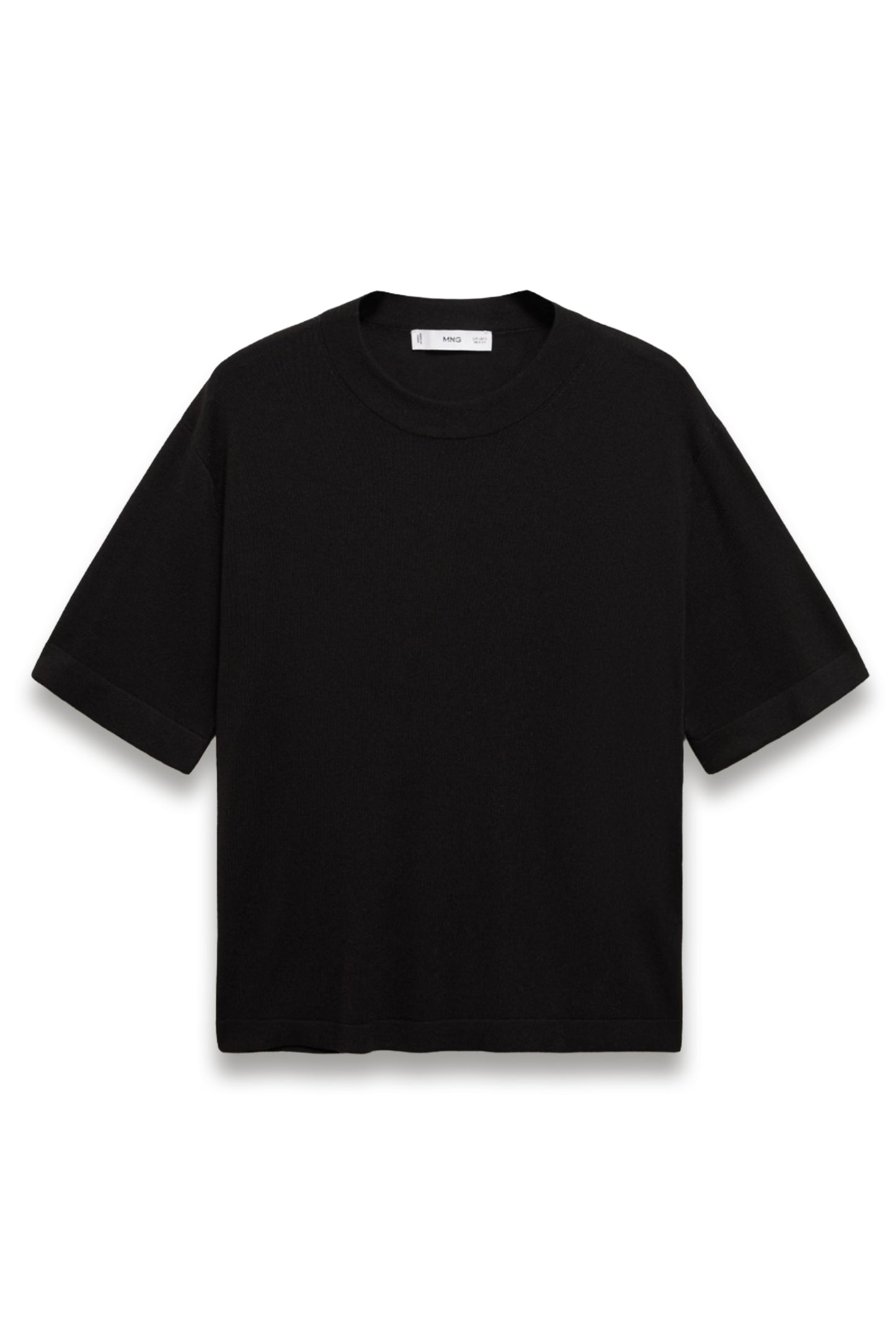Short-sleeved Fine-knit Sweater