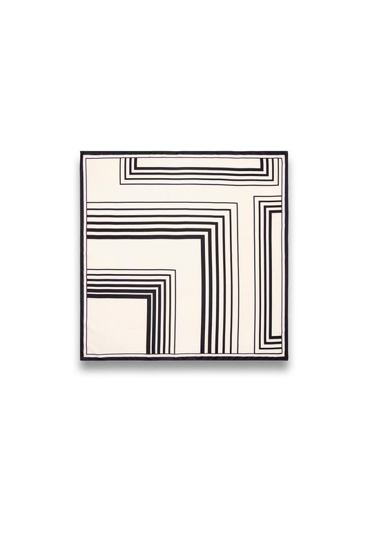 Geometric Printed Foulard
