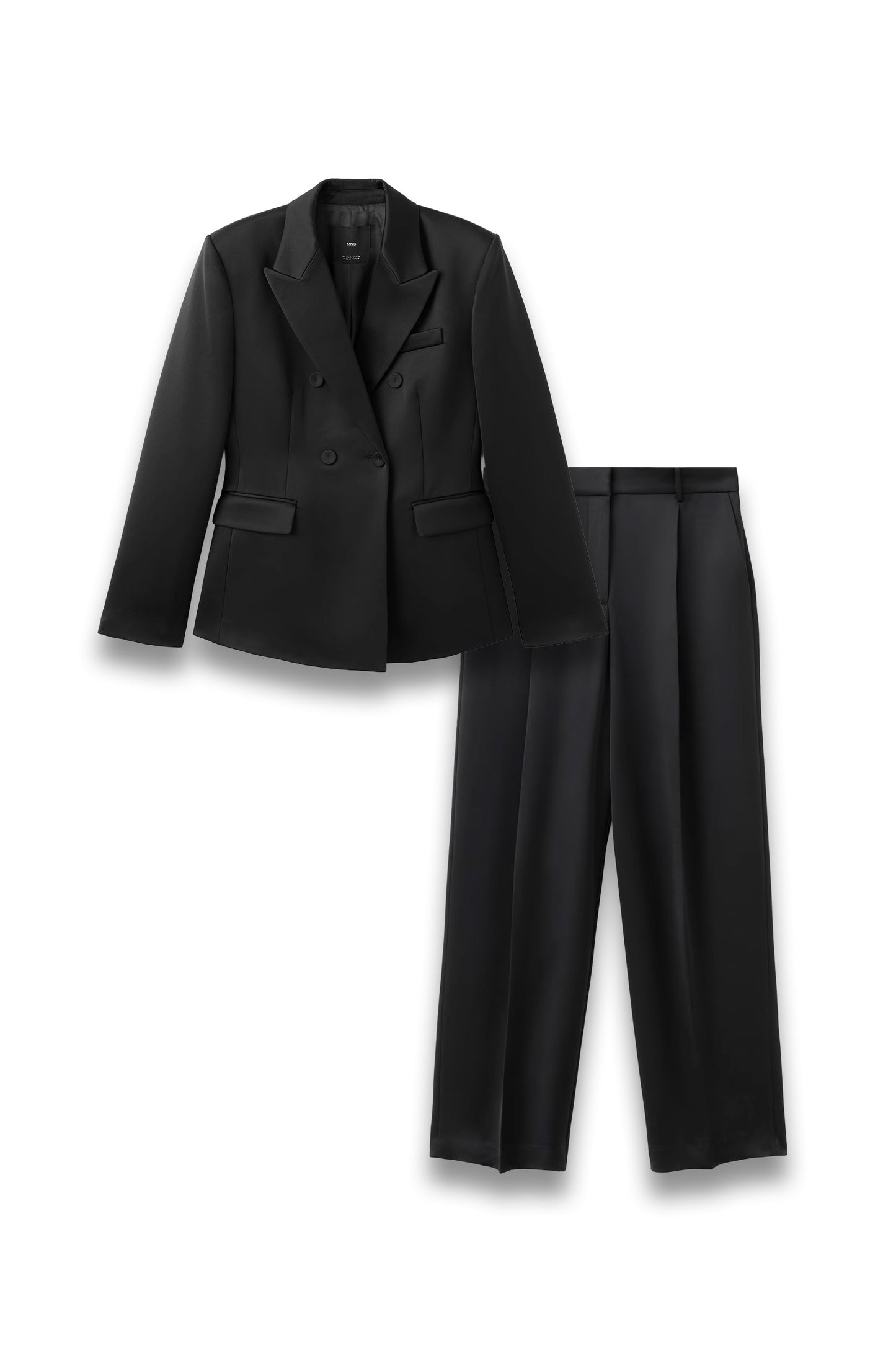 Satin Suit Jacket and Trousers