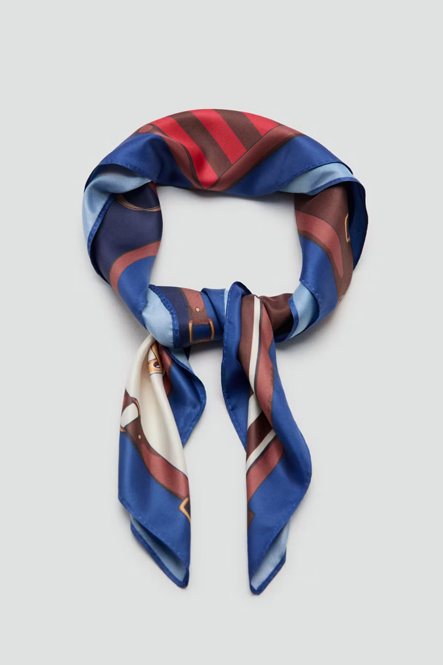 Abstract-print Scarf