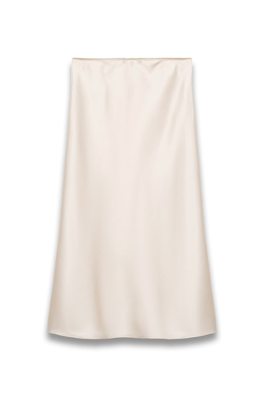 Midi Satin Skirt