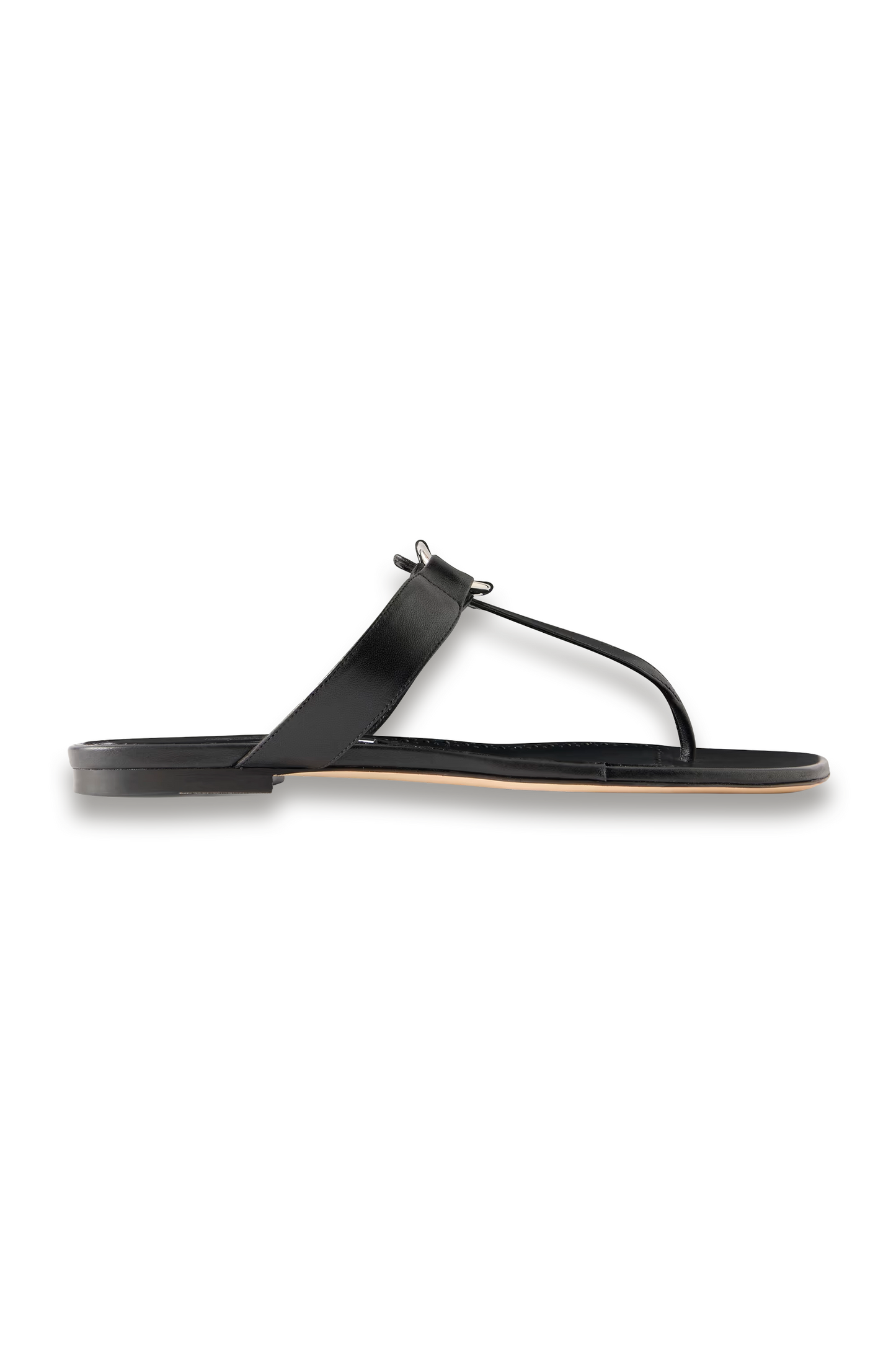 Mionasan Embellished Leather Thong Sandals