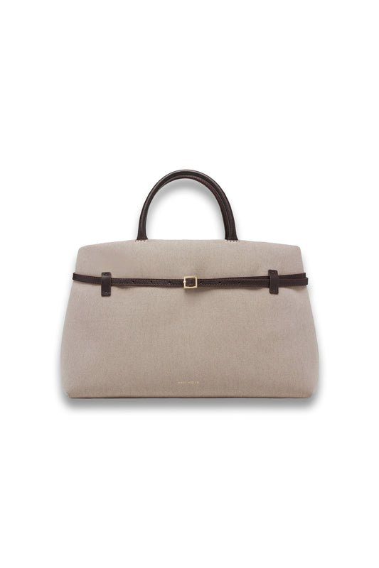 Le Cambon 40 Beige Canvas & Bitter Brown