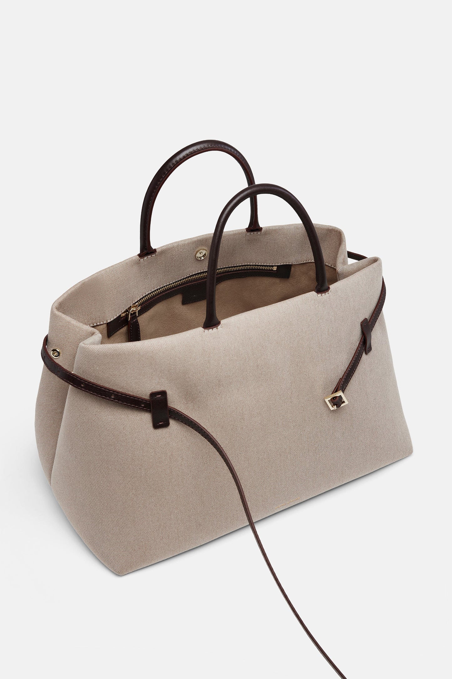 Le Cambon 40 Beige Canvas & Bitter Brown