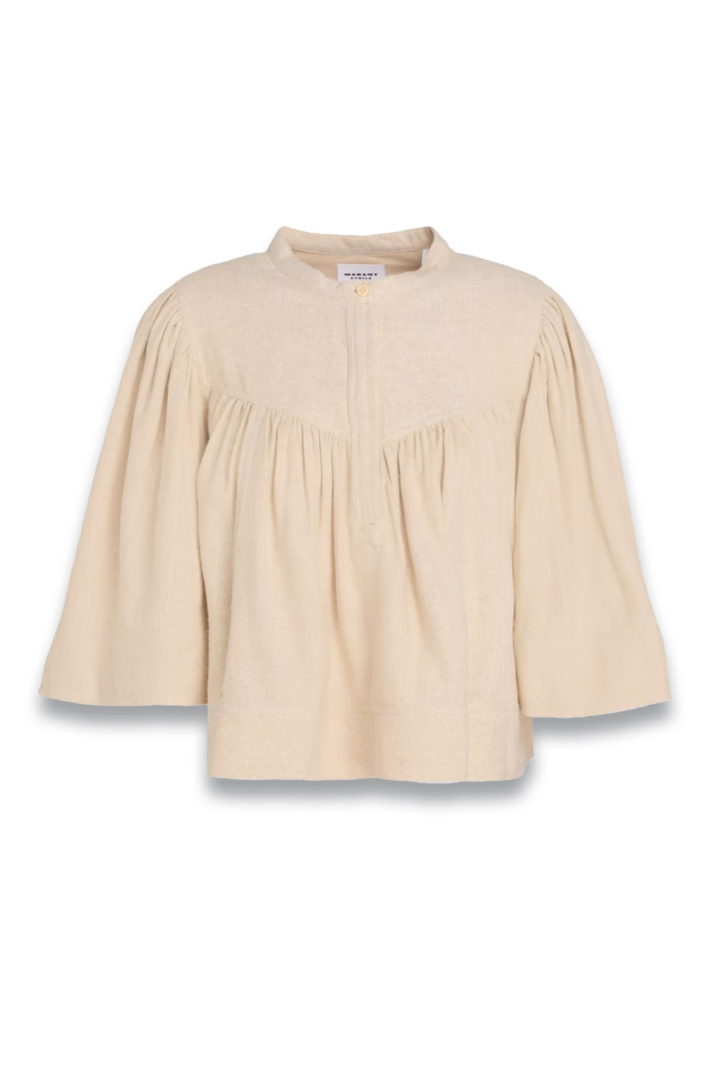 Juline Gathered Silk-Gauze Top