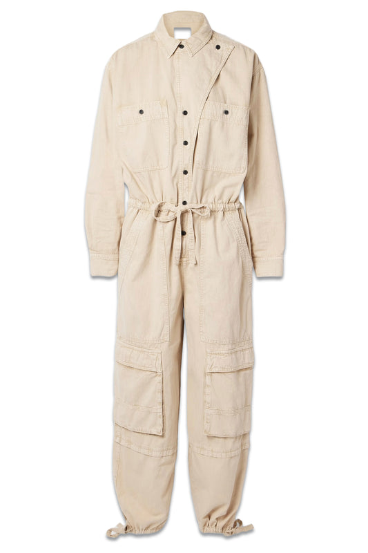 Idany Denim Jumpsuit, Sand