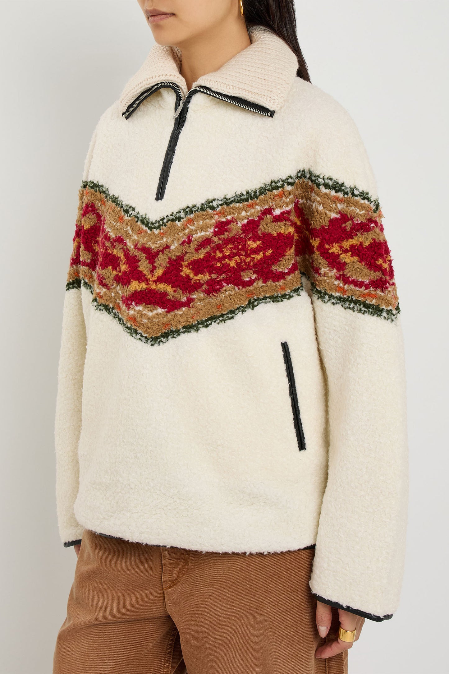 Marner Jacquard Bouclé Sweatshirt