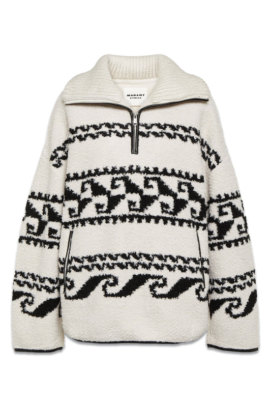 Marner Printed Fleece Sweater