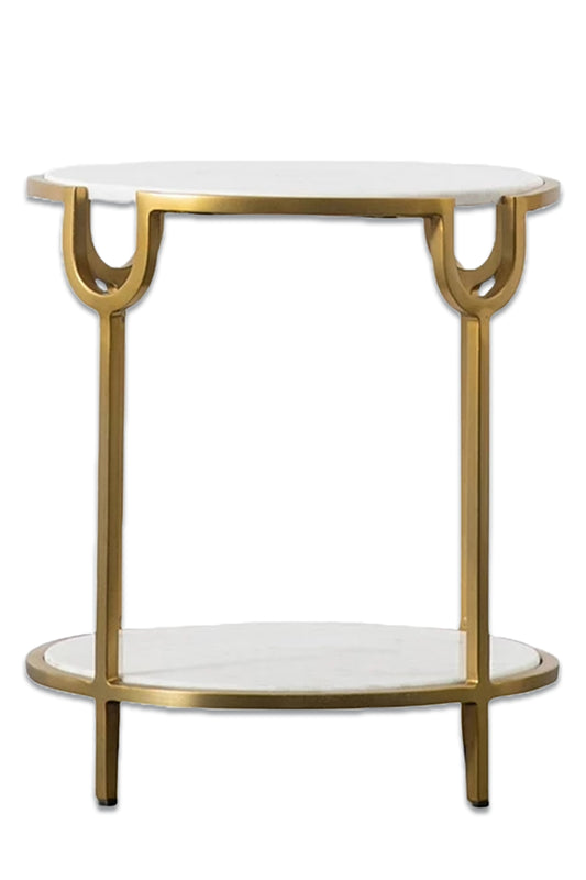 Gallery Direct Stanford Marble Side Table