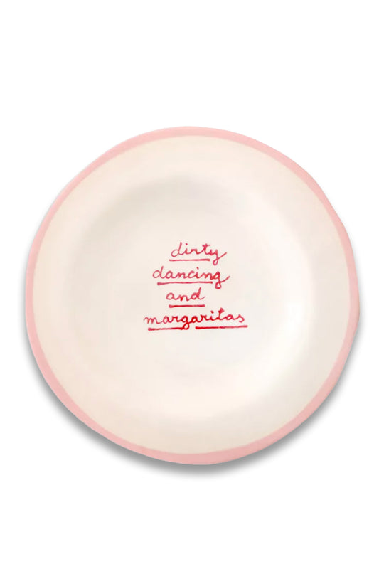 Dirty Dancing Hand-Painted Ceramic Plate 20cm
