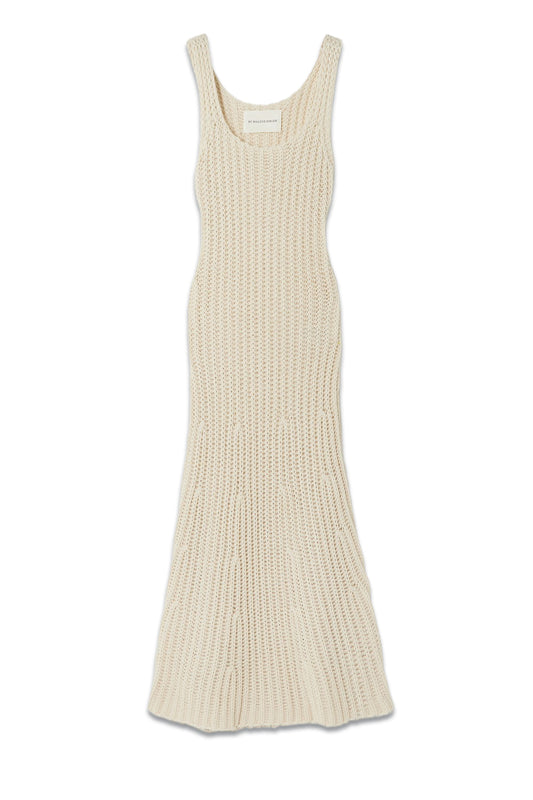 Lione Crocheted Merino Wool And Cotton-Blend Maxi Dress