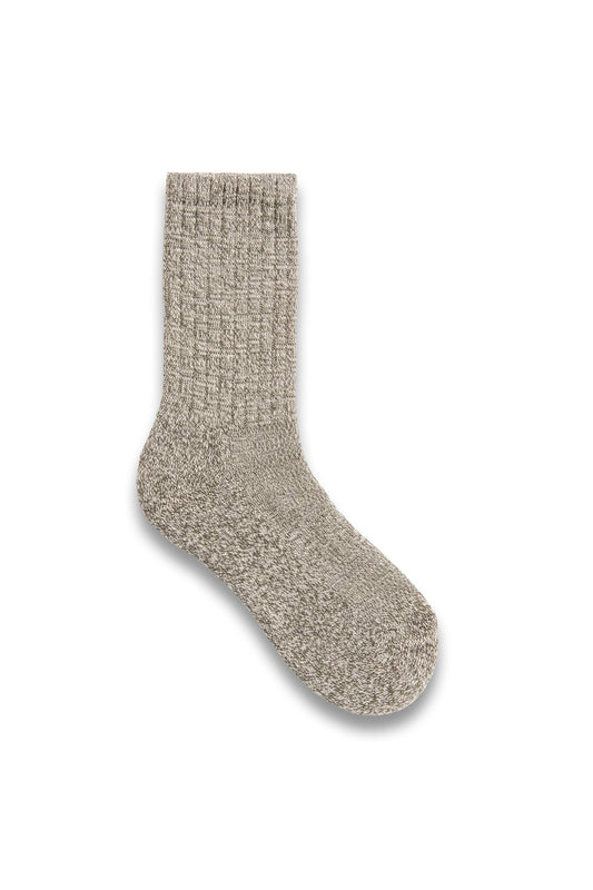 Khaki Chunky Marl Socks