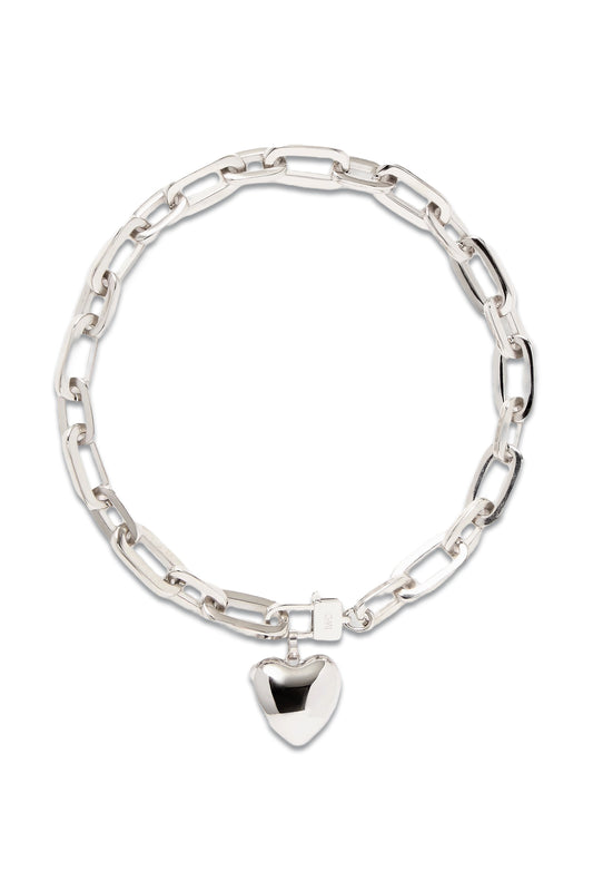 Rhodium-plated Necklace