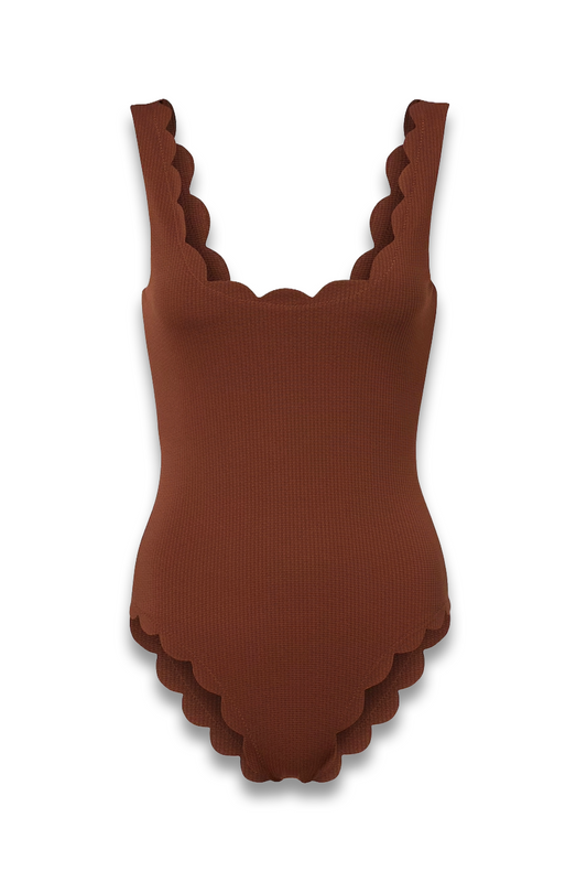 Palm Springs Scalloped Swimsuit