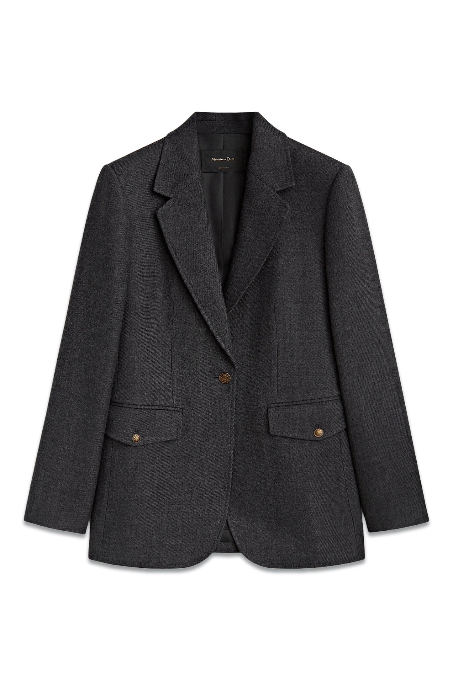 Twill Blazer With Buttons
