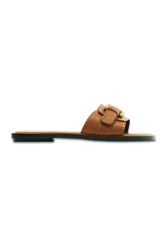 Flat Leather Sandals