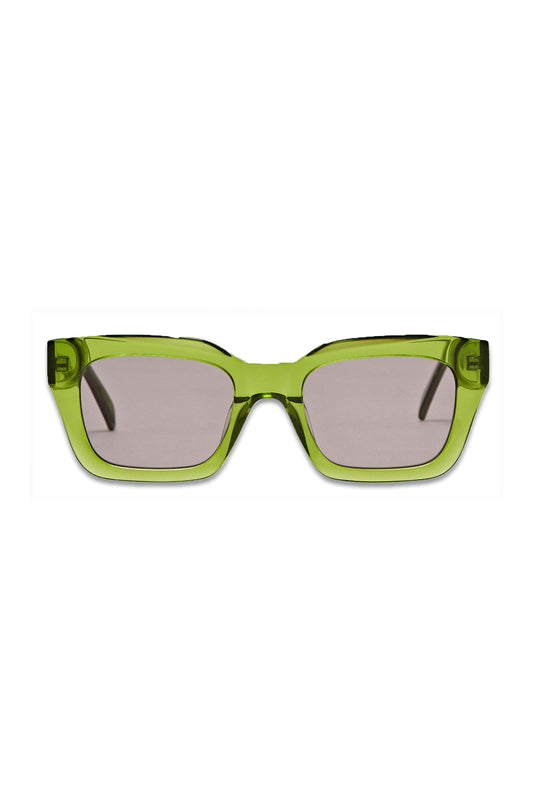 Mini Square Green Sunglasses