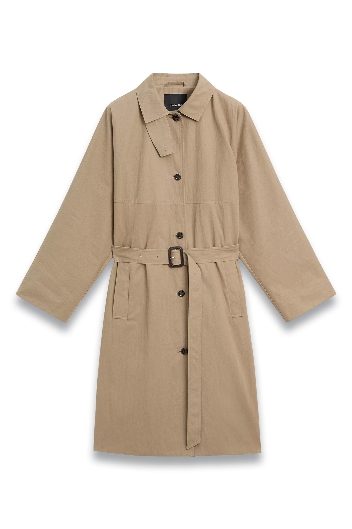 Cotton Blend Trench Coat