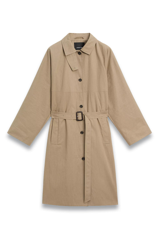 Cotton Blend Trench Coat