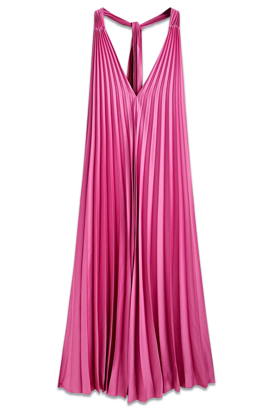 Long Pleated Dress