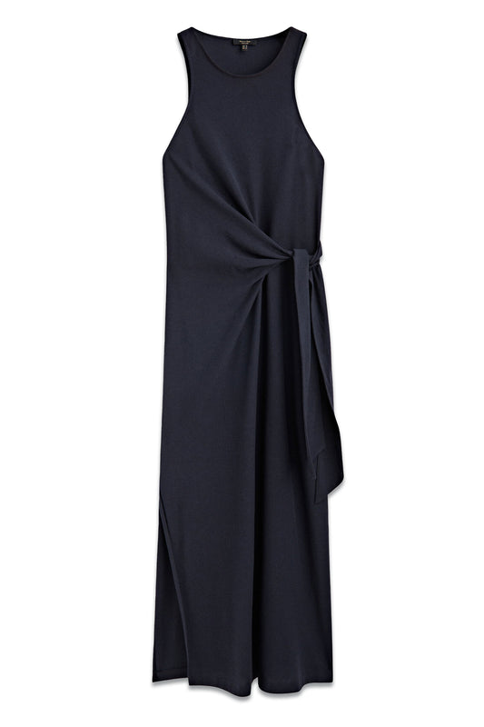 Midi Dress with Knot Detail