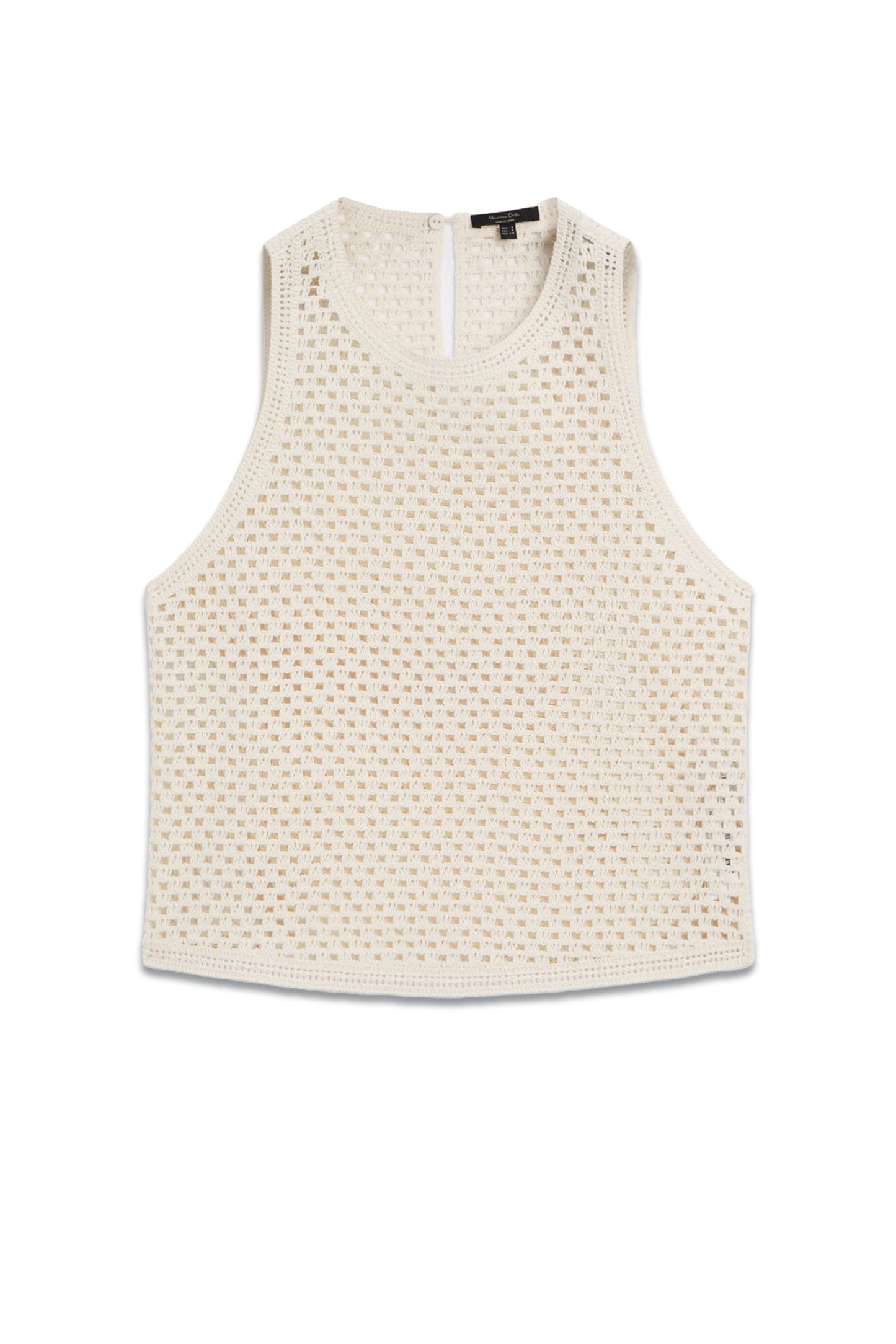 Sleeveless Crochet Halter Top