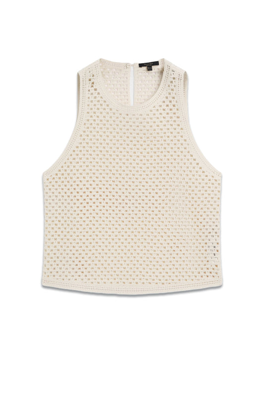 Sleeveless Crochet Halter Top