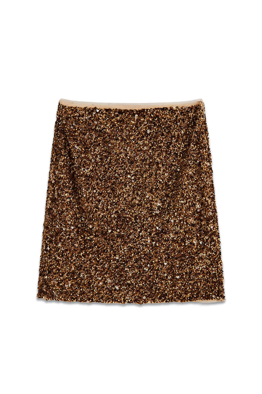 Sequinned Mini Skirt