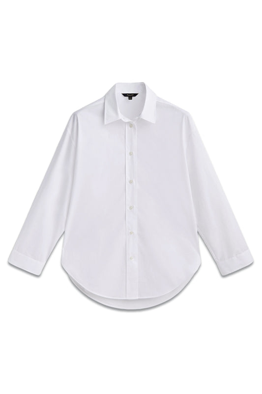 Cotton Poplin Shirt White