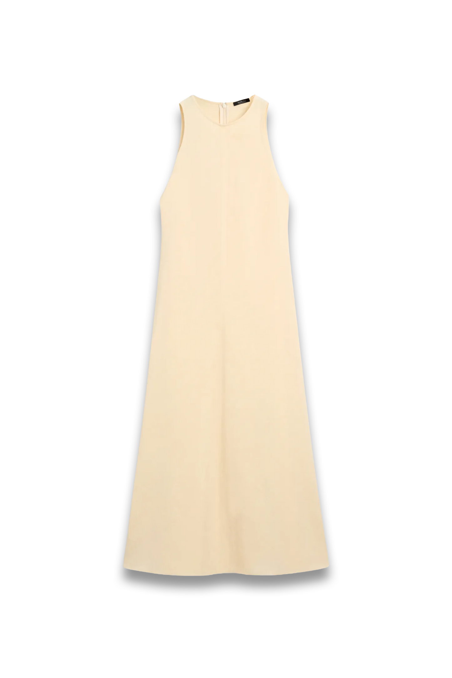 Flowing Linen Halter Midi Dress
