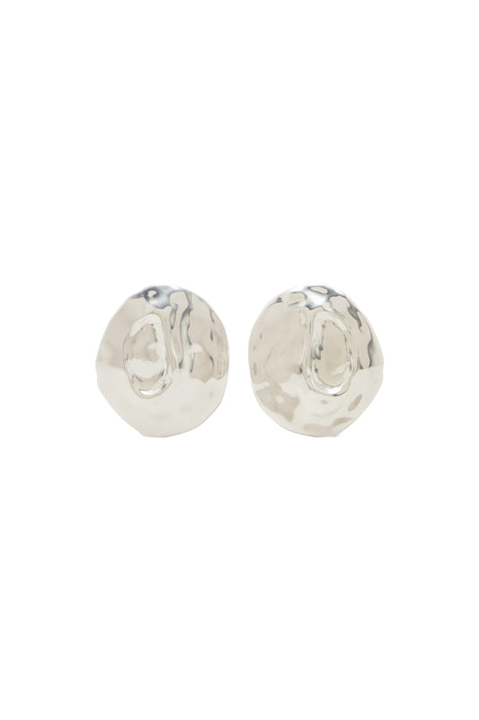 Round Textured Earrings - Limited Edition