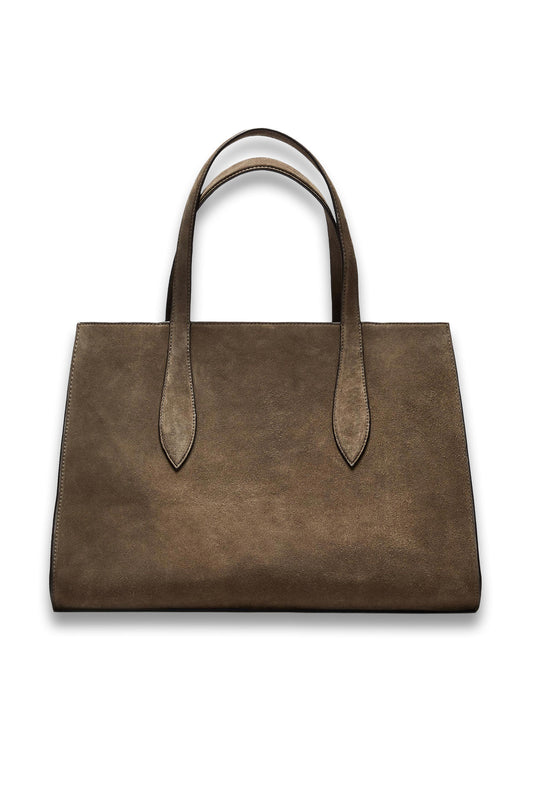 Split suede Maxi Tote Bag