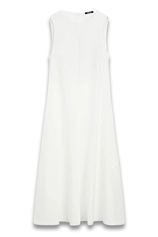 Flowing Linen Midi Dress
