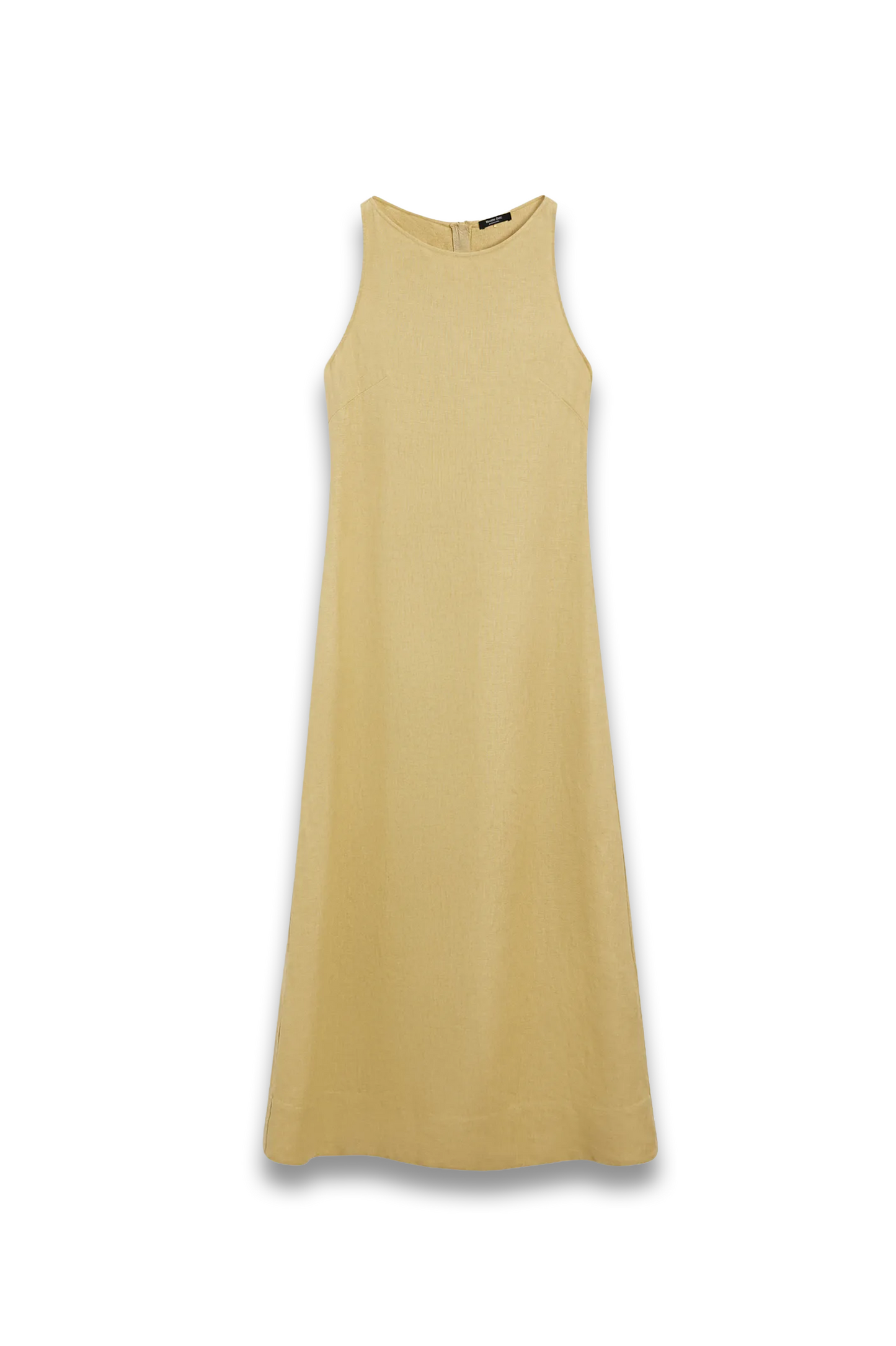 Linen Halter Midi Dress
