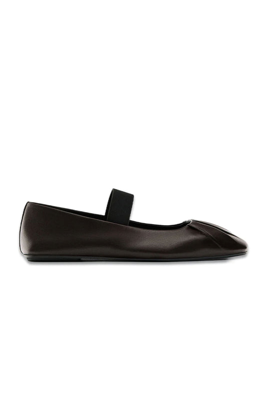 Gathered Stretch Ballet Flats