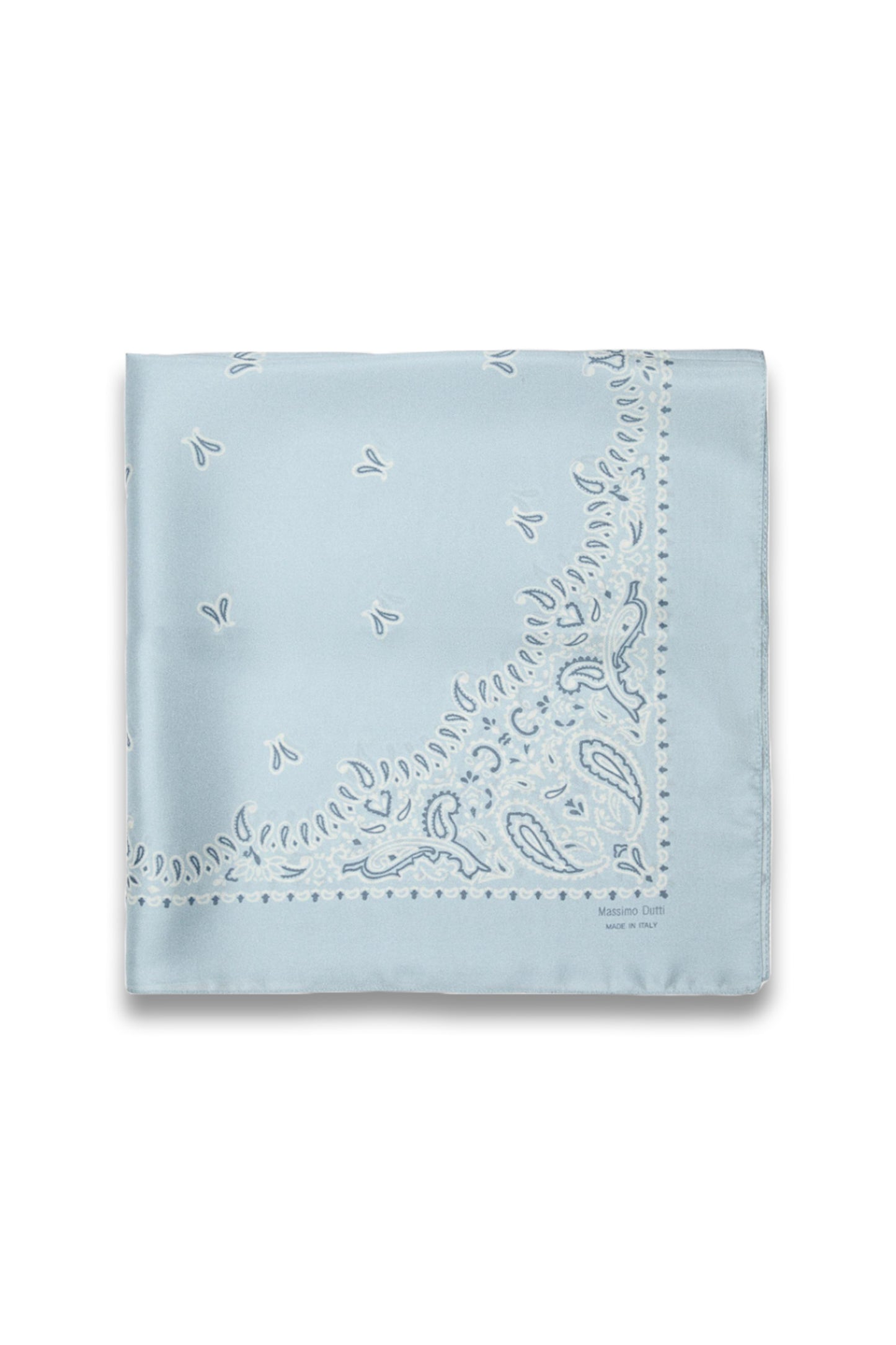 Paisley print 100% Silk Bandana