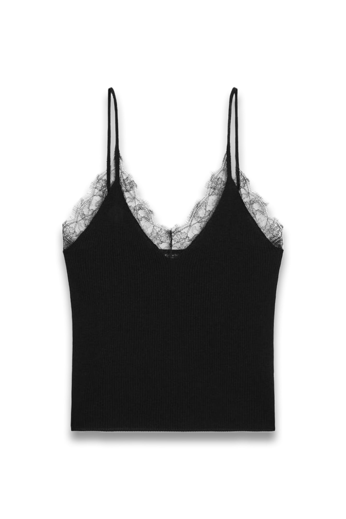 Lace-Trimmed Camisole Top