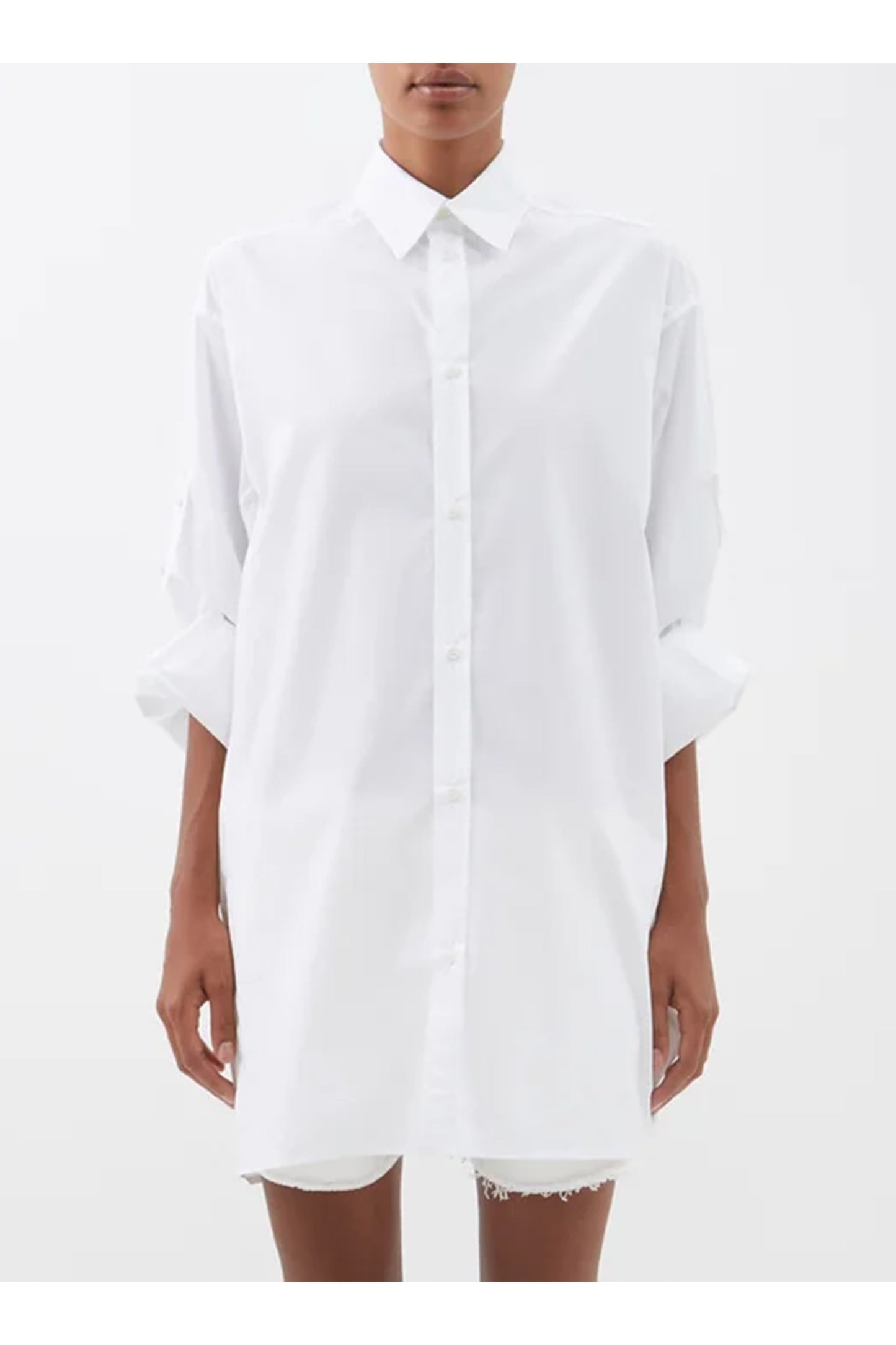 Strap-back Organic-cotton Shirt