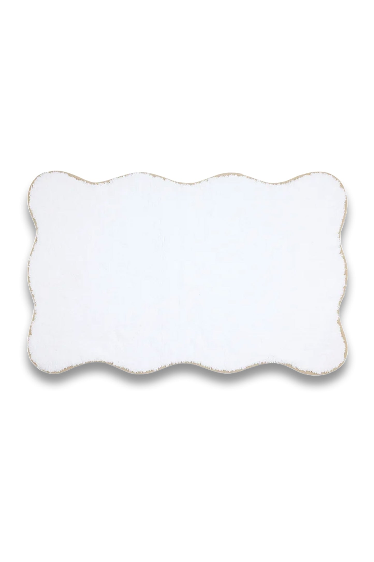 Amelia Scalloped Bath Mat