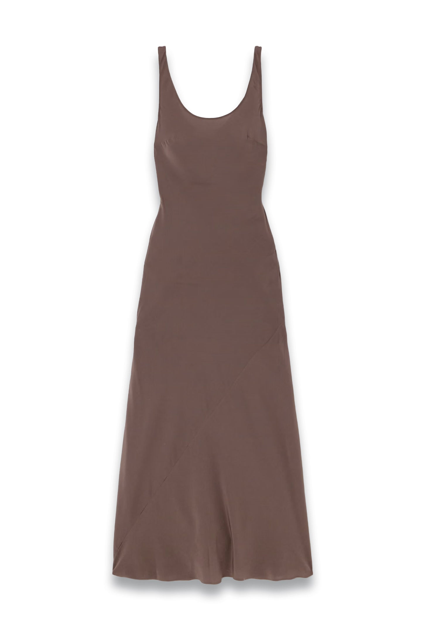 Silk Crepe De Chine Midi Dress