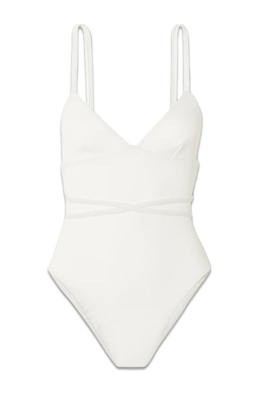 The Wrap Maillot Recycled-Fibre Swimsuit