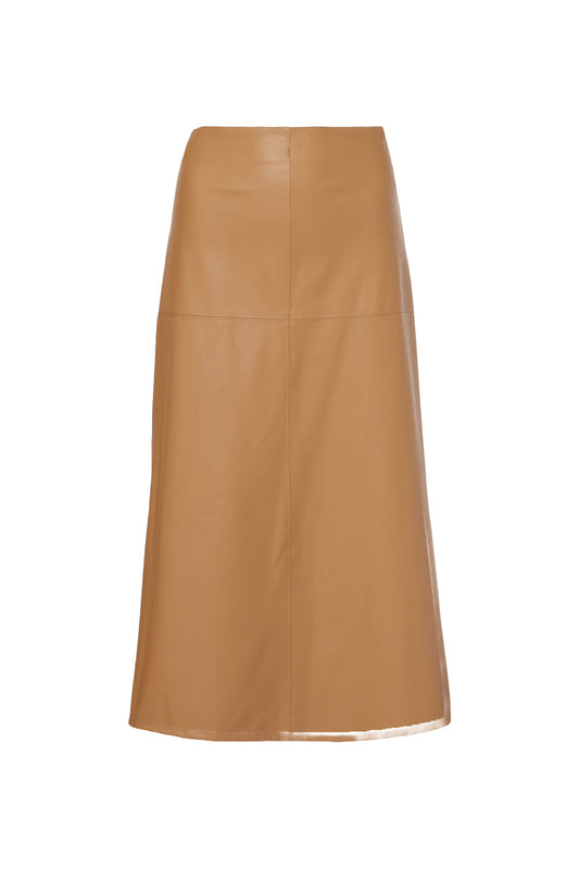 Leisure Scilli Coated Jersey Midi Skirt