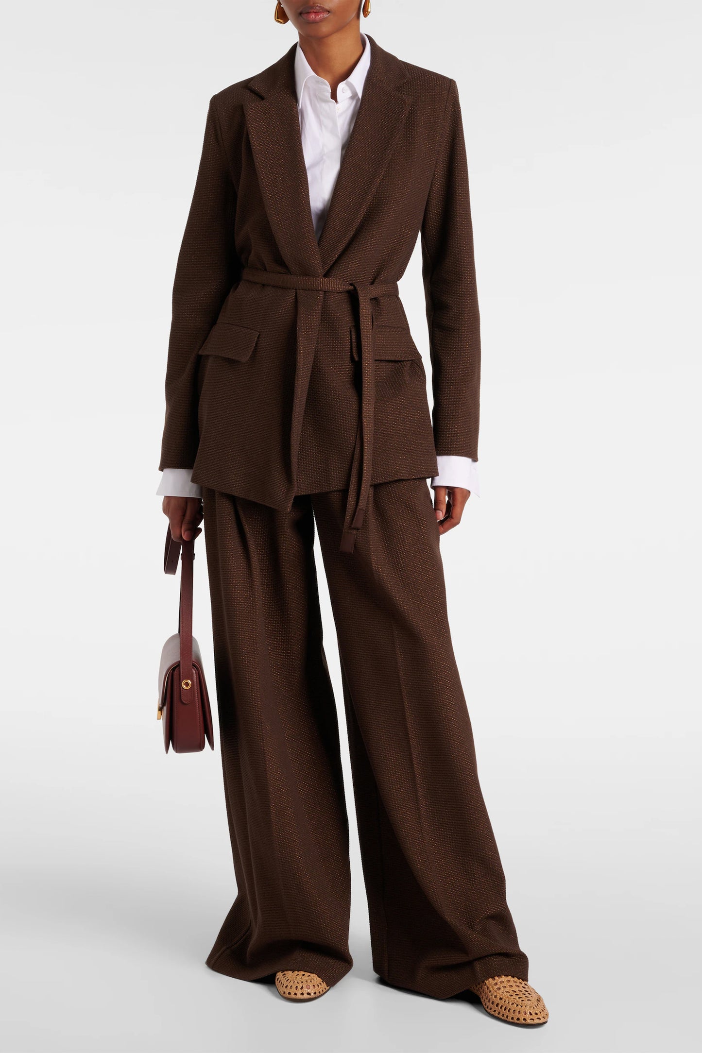 Uberta Cotton-blend Jacquard Jersey Blazer