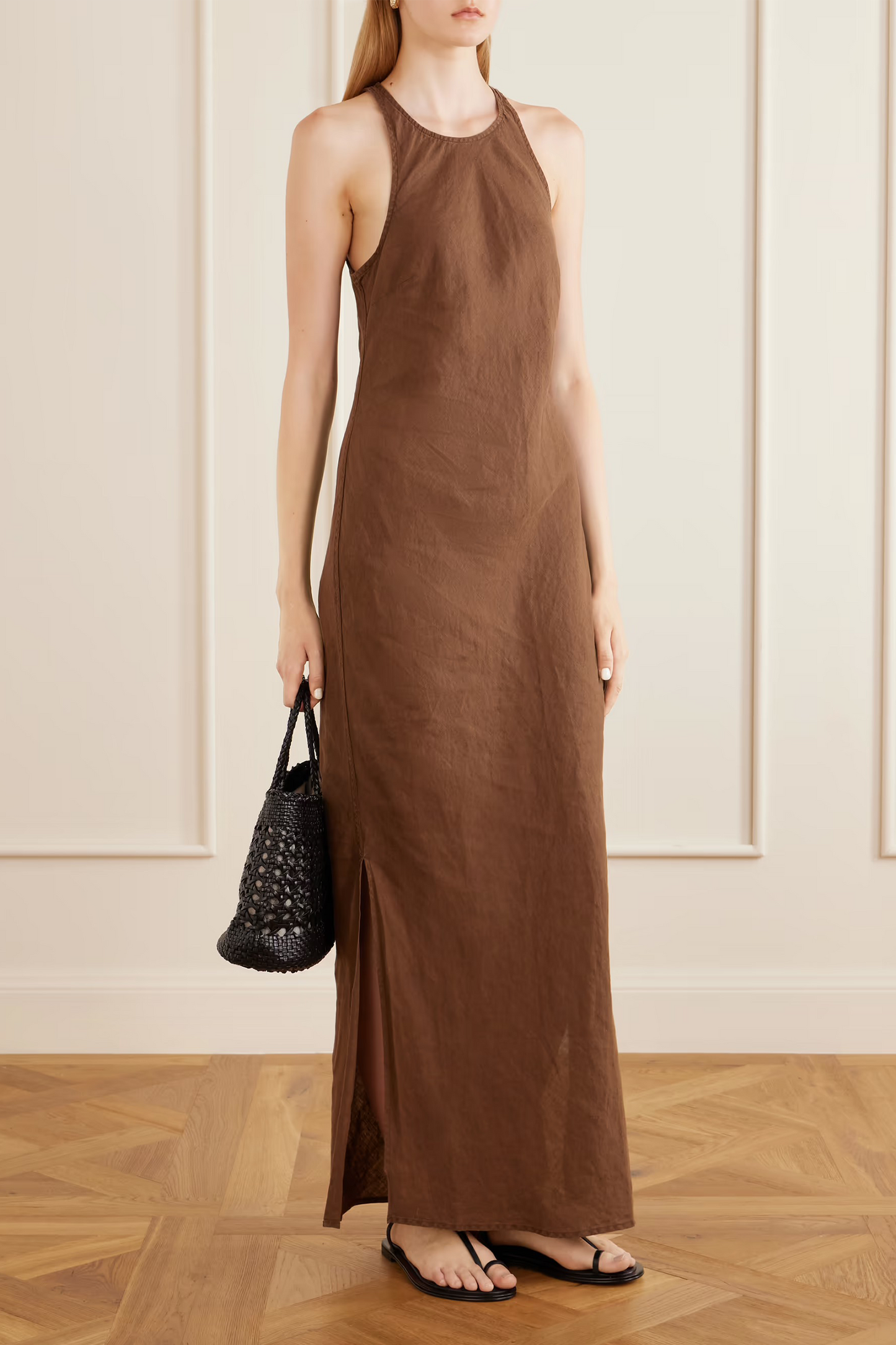Linen Maxi Dress