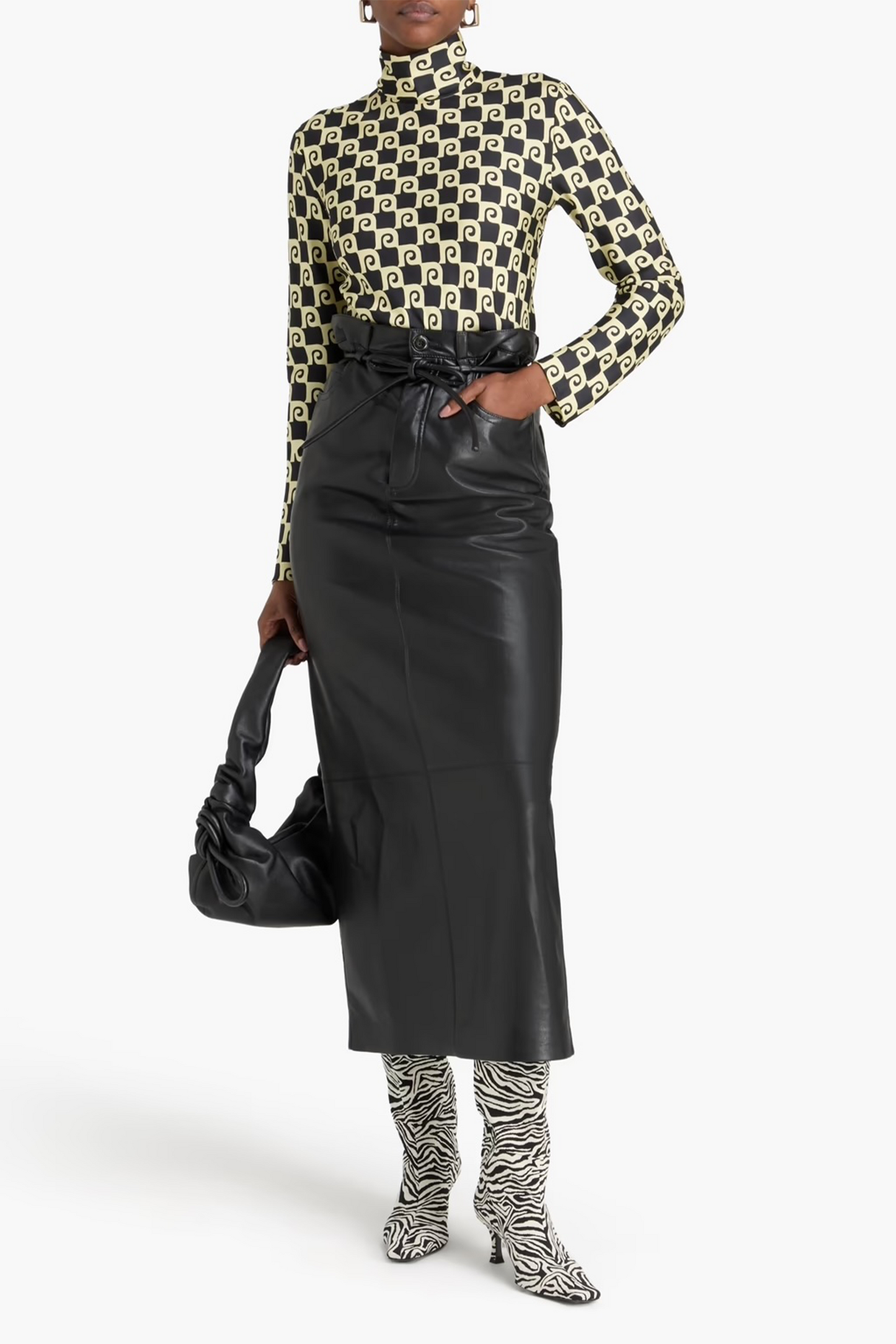 Leather Maxi Skirt