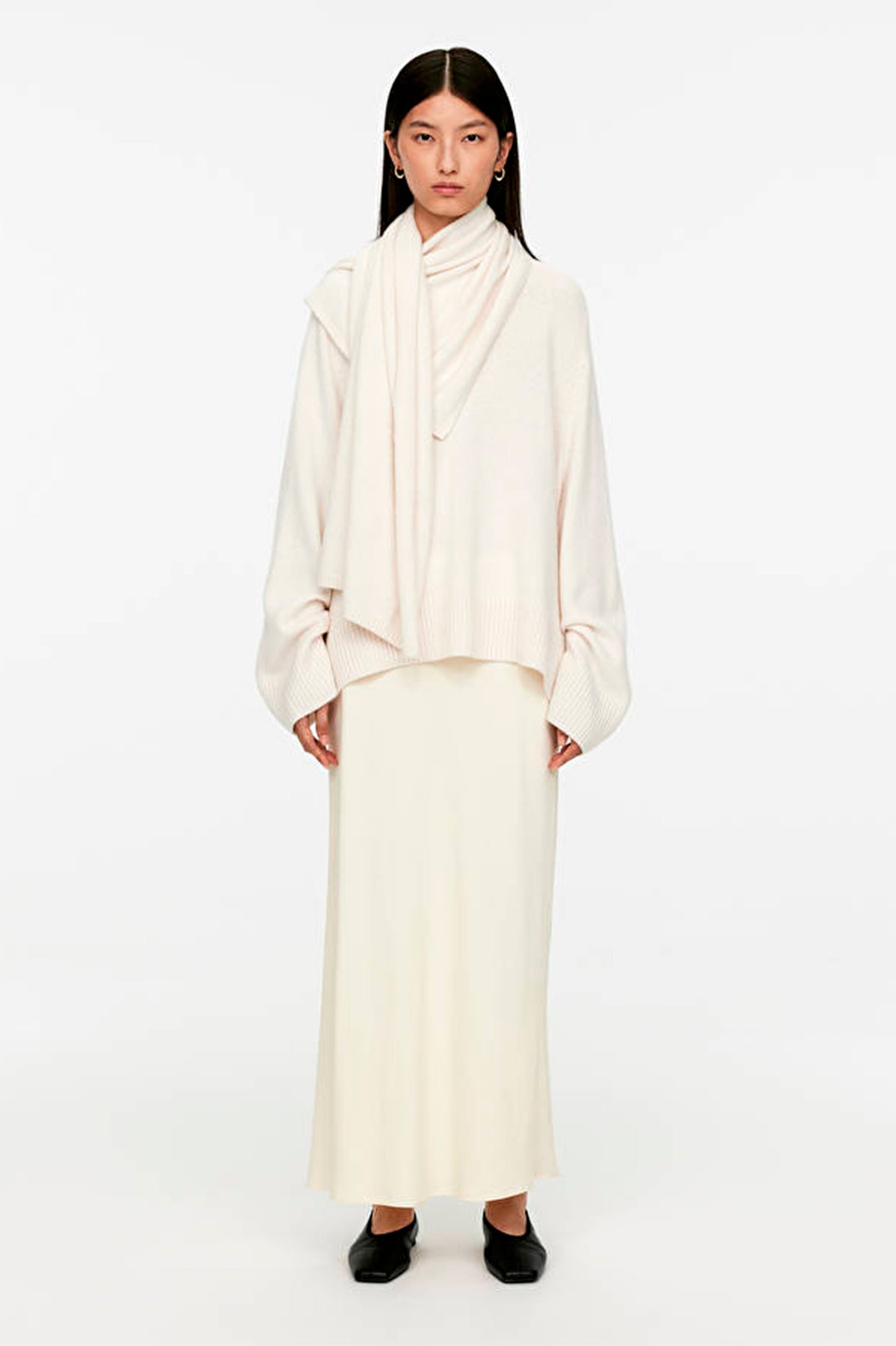 Drape Maxi Skirt