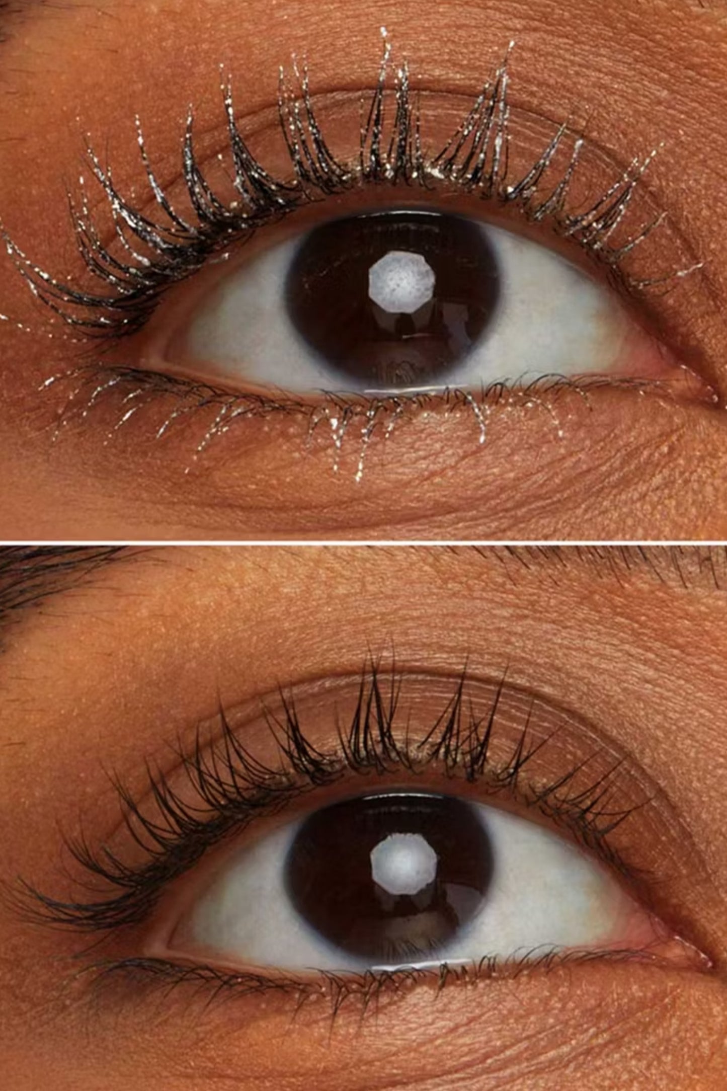 Lash Sensational Mascara Glitter Sky High Volumizing & Thickening Eyelash Lengthening, Top Coat, Space Diamond