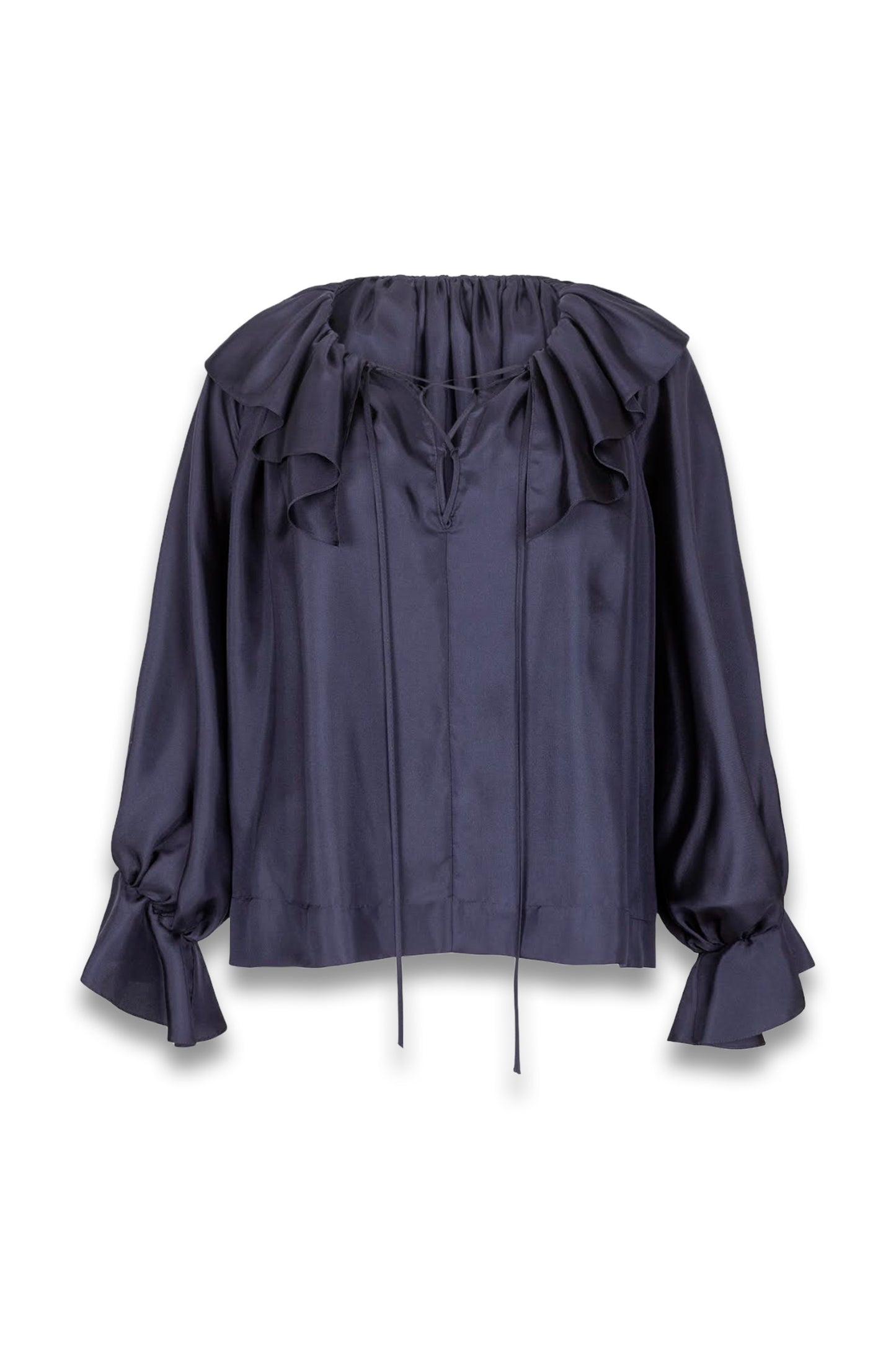 Louisa Silk Twill Blouse