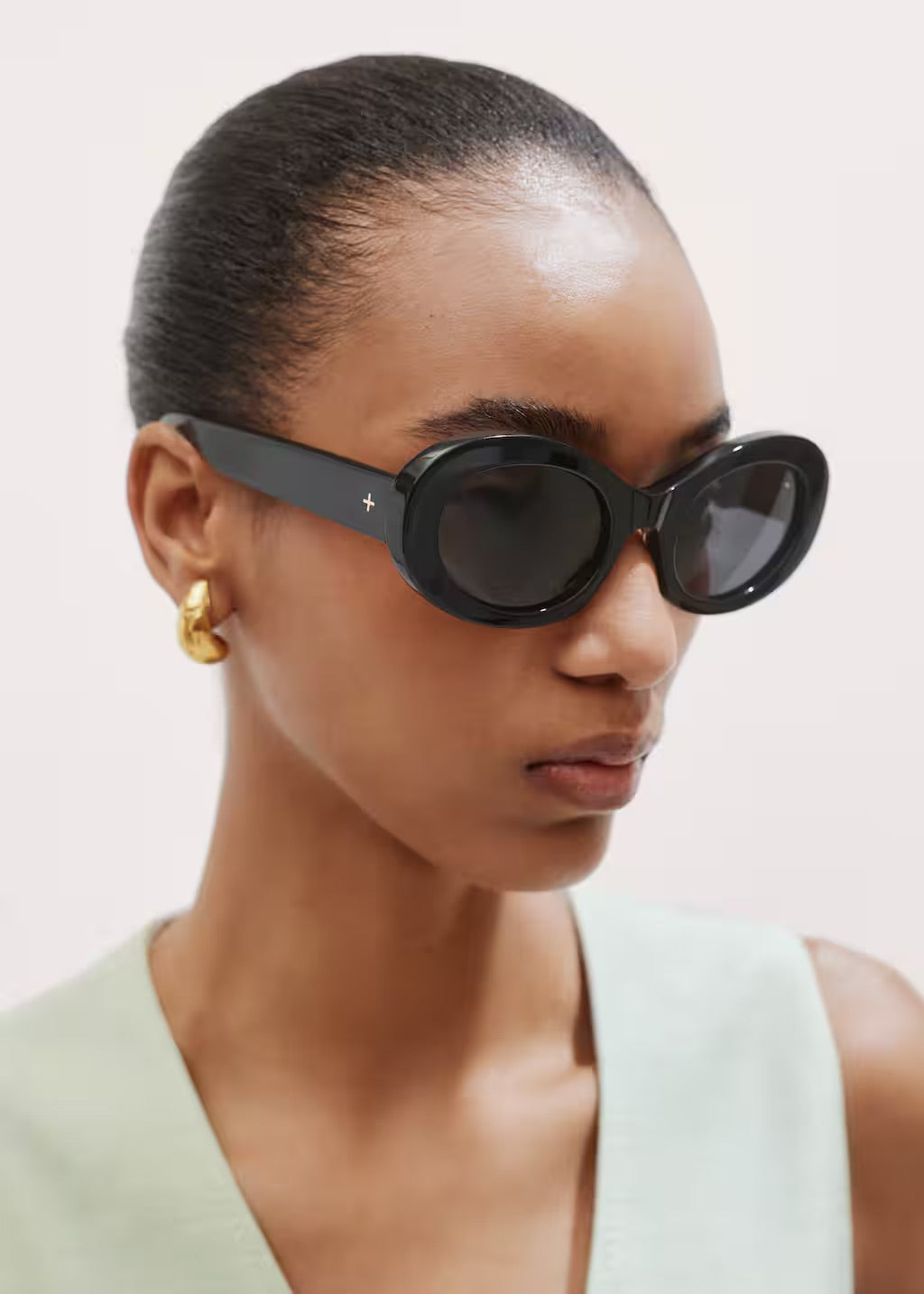 Oval Frame Sunglasses